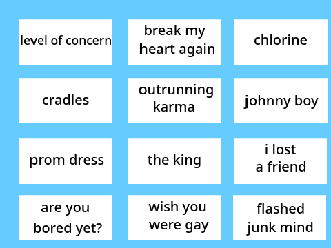 songs i've been obsessed with