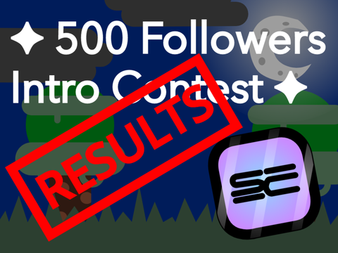 ✦ [ RESULTS ] 500 Followers Intro Contest ✦