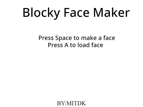 blocky face maker
