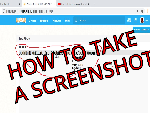 how to take a screenshot