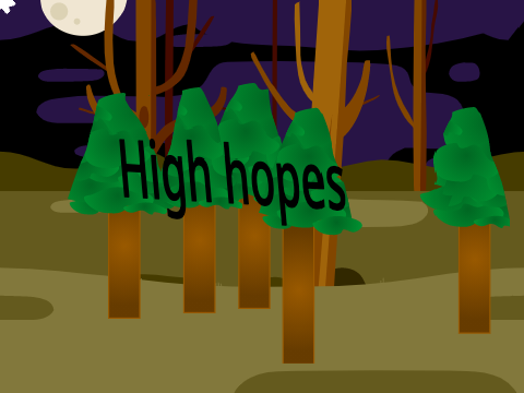 night forest mouse trail