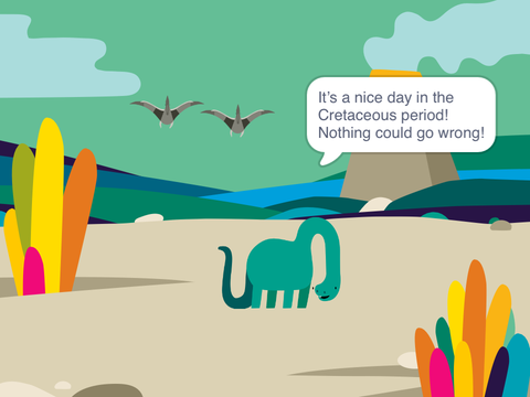 Dino 1: The race across Scratch