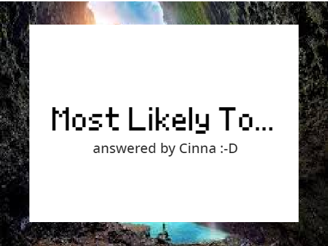 Who's most likely to? Quiz Game