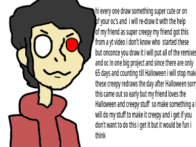 cute to creepy(delayed)