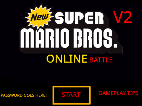 Super Mario bros. Online battle version 2