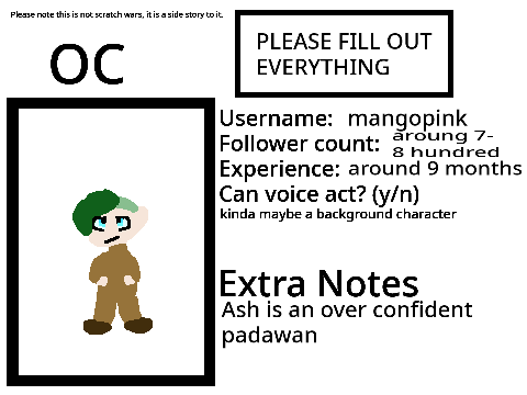 Scratch Wars Side Series sign up