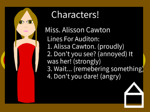 Murder After Supper∣ Alissa Cawton Audition