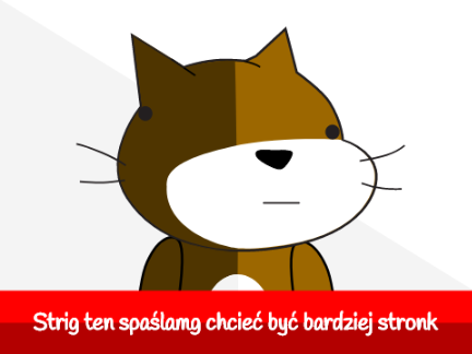 Strig ten spamślak chcieć być bardziej stronk