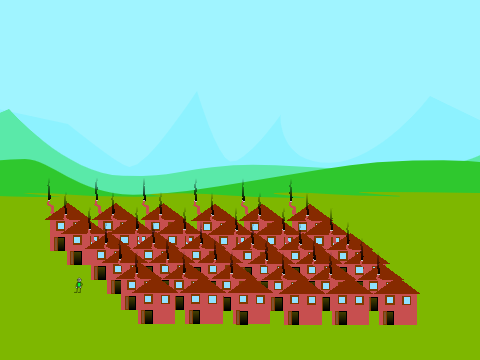 36 houses