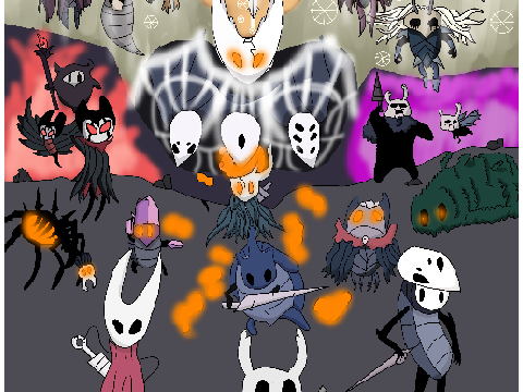 Hollow Knight Fan-Art (HK Art) Digital Art Version