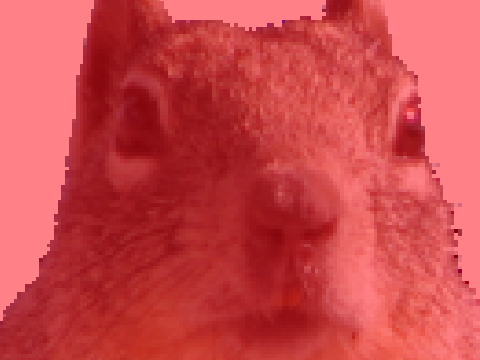 me blowing into a mic