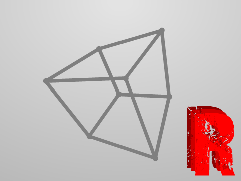 3D Wireframe Cube