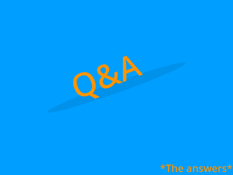 Q&A ll a platformer