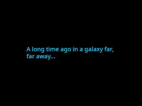 Scratch Wars: The Galactic War opening crawl