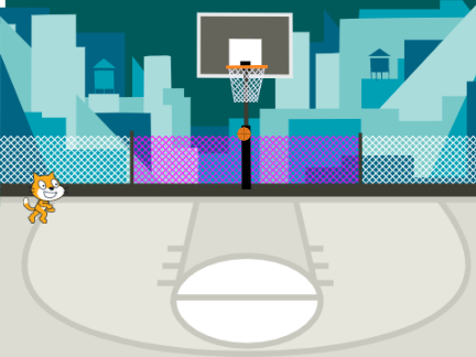 Cat basketball