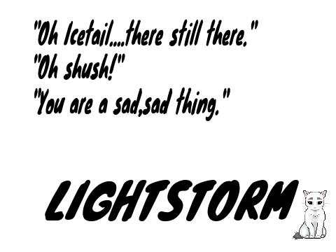 Poisoned Rain: My audition for Lightstorm