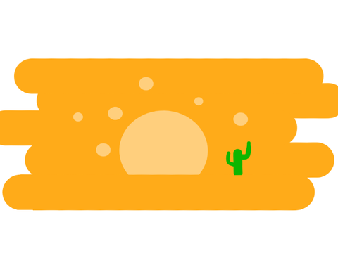 Into The Desert || Flat art