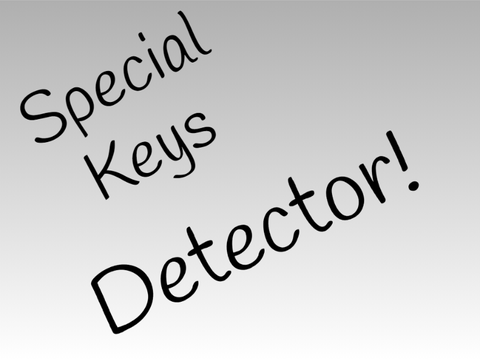 Special Keys Detector