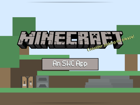 minecraft - an interactive swc app (accepted!)