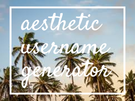 ✰ Aesthetic Username Generator ˎˊ-
