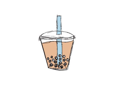 a sketch of boba.