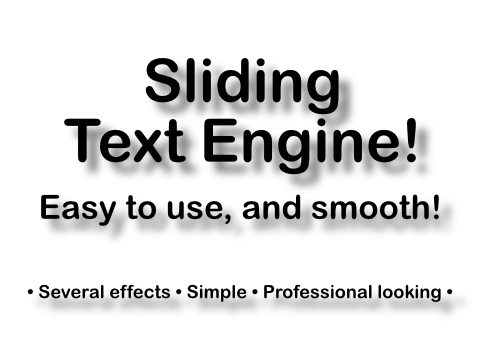 Sliding Text Engine!