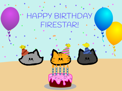 Firestar has Birthday Party with Friends!