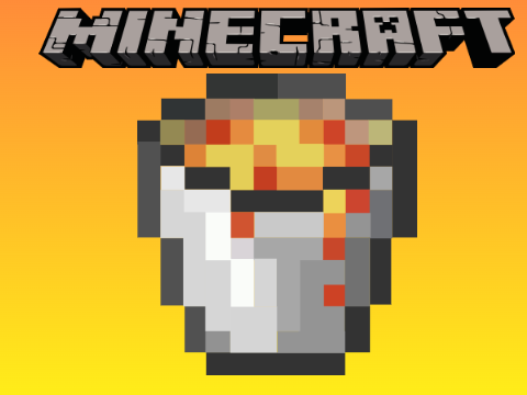 Lava Bucket Trace - Minecraft