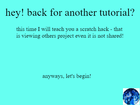 scratch hack - how to view others peoples project when it's unshared