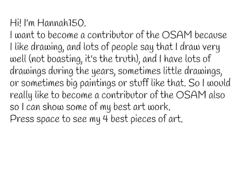 OSAM application project by Hannah150
