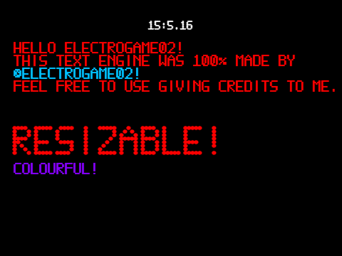 100% pen text engine 0.7
