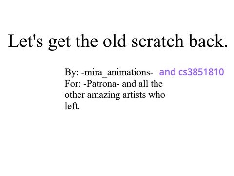 Let's get the old Scratch back remix