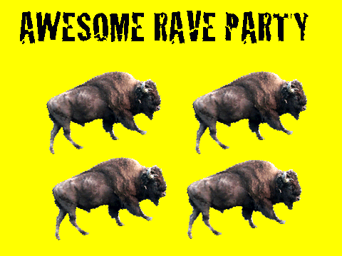 Awesome rave party