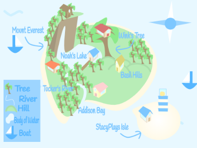 Dogcraft Island - 5th Grade Map Project
