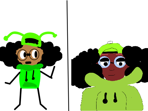 New Oc Vs My Drawing