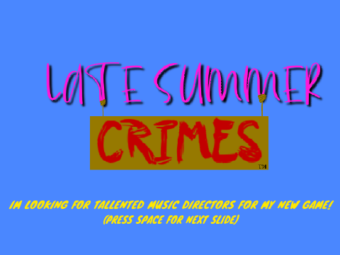 Looking For Music Directors