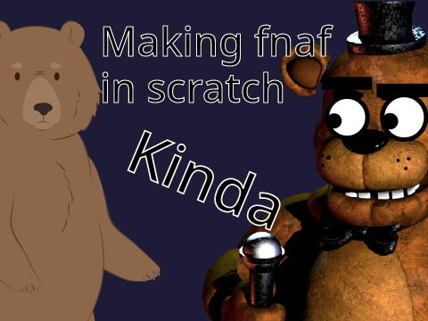 Making a game with scratch characters