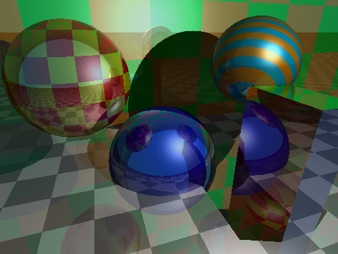 Full raytracer! (with reflections, textures, cube intersection and more) v1.1