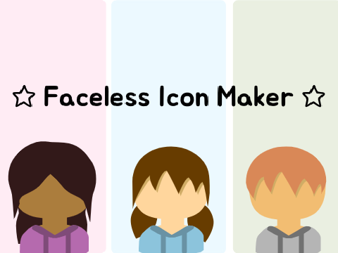 Faceless Icon Maker!