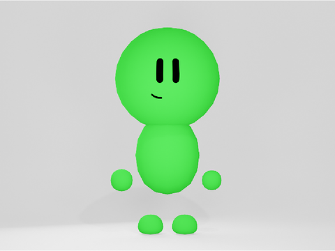 Club Scratch Character in 3D