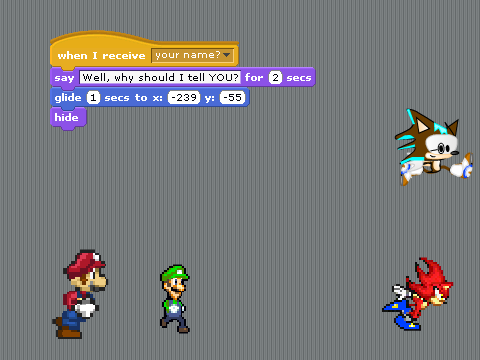 Add Yourself Running In Scratch remix