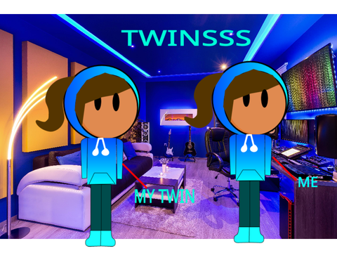 My OC with my twin