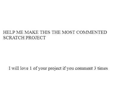 Most commented Scratch Project when?