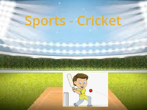 Sports Platformer Series - Cricket