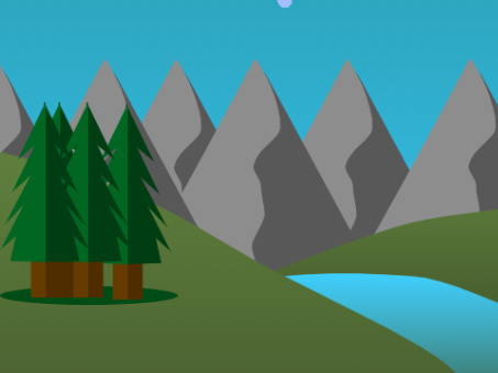 Spring in the mountains || A parallax ||     #art        