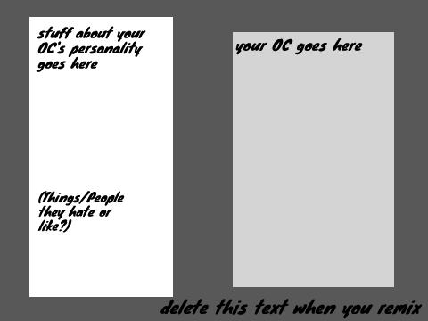 Murder mystery with your OCs?