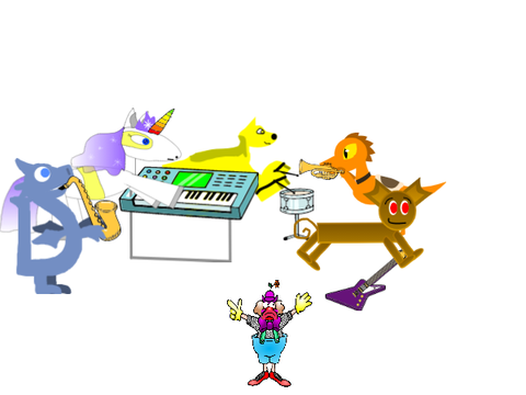 AAMOCAYC: Playing music badly to annoy Mr. Clown (My Way)