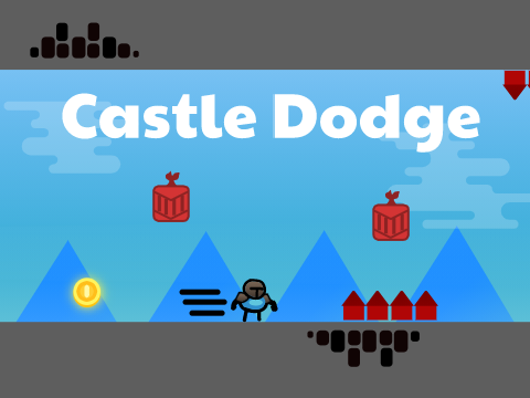 Castle Dodge　　　　　　　　　　　　　　　　　　　　　　　　　#games #art