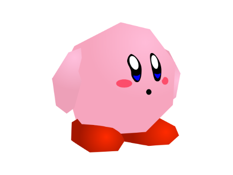 Smash 64 Kirby Vector Sprite