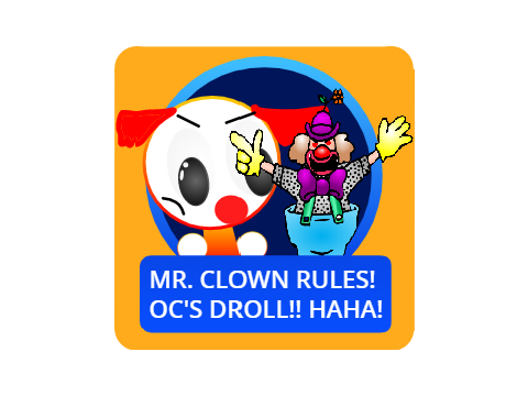 This is how Mr. Clown would make a new icon for me.